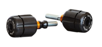 SATO RACING FRONT MOUNT NO MOD FRAME SLIDERS - BLACK -  Motorcycle Frame Sliders 