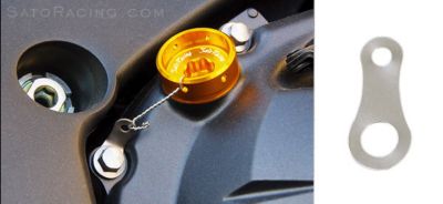 SATO RACING TITANIUM LOCKING PLATE FOR OIL FILLER CAPS