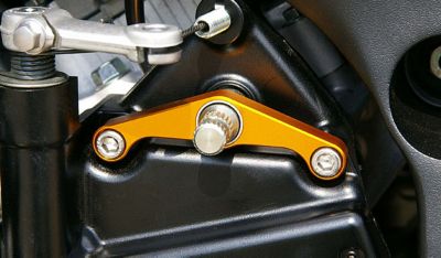 SATO RACING SHIFT SPINDLE HOLDER - GOLD -  Motorcycle Controls 