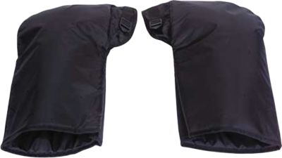 SPI COLD WEATHER HANDLEBAR GAUNTLETS - BLACK - 