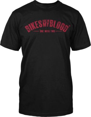 SPEED & STRENGTH BIKES ARE IN MY BLOOD T-SHIRT -  Casual Cruiser Apparel 