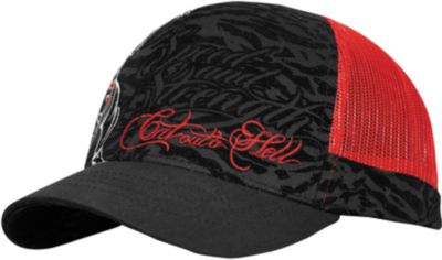 SPEED & STRENGTH WOMEN'S CAT OUTA HELL ADJUSTABLE HAT - Womens Motorcycle Head Wear 