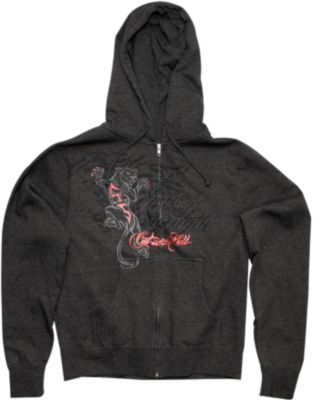 SPEED & STRENGTH WOMEN'S CAT OUTA HELL HOODY - Womens Cruiser Sweatshirts & Hoodies 