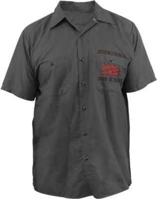 SPEED & STRENGTH TOUGH AS NAILS GARAGE T-SHIRT - Mens Casual Cruiser Shop Shirts 