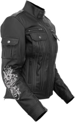 SPEED & STRENGTH WOMEN'S LITTLE MISS DANGEROUS LEATHER JACKET -  Cruiser Riding Gear 