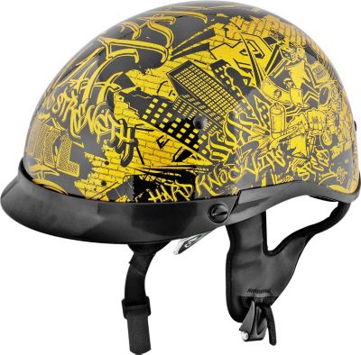 SPEED & STRENGTH SS500 HELMET - HARD KNOCK LIFE -  Half Shell Cruiser Helmets 