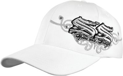 SPEED & STRENGTH WOMEN'S TO THE NINES ADJUSTABLE FLEXFIT HAT - Womens Motorcycle Head Wear 