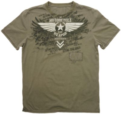 SPEED & STRENGTH MY WEAPON 2.0 T-SHIRT -  Motorcycle Clothing & Casual Apparel 