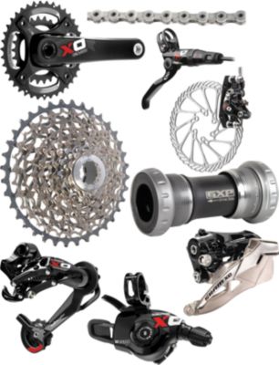 SRAM XO 2X10 10-SPEED DRIVETRAIN UPGRADE KIT - 2012 One Industries Gamma Helmet - Trixle