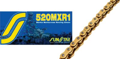 SUNSTAR 520 MXR1 WORKS RACING CHAIN -  Cruiser Drive Train 