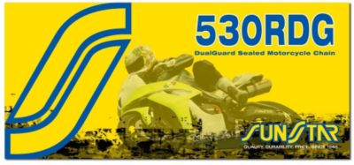SUNSTAR 530 RDG DUALGUARD SEALED CHAIN - 120 LINKS - 