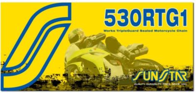 SUNSTAR 530 RTG1 WORKS TRIPLEGUARD SEALED RACING CHAIN - 120 LINKS - 