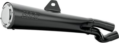 SUPERTRAPP MEGAPHONE SERIES SLIP-ON EXHAUST BLACK -  Metric Cruiser Slip On Exhaust Systems 