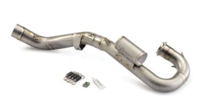 KTM AKRAPOVIC SXS FACTORY HEADER WITH CHAMBER - Dirt Bike Head Pipes