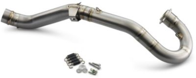 KTM AKRAPOVIC TITANIUM HEAD PIPE - Dirt Bike Head Pipes