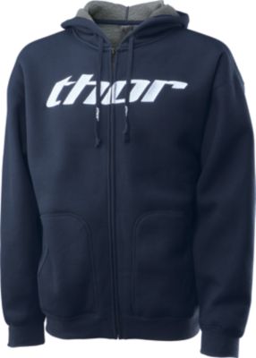 THOR WAFFLE ZIP HOODY -  Motorcycle Clothing & Casual Apparel 