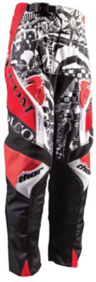 2012 THOR YOUTH PHASE PANTS - VOLCOM -  Dirt Bike Riding Pants & Motocross Pants 