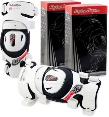 TROY LEE DESIGNS CATALYST X KNEE BRACE SET -  Dirt Bike Motocross Knee & Ankle Guards 