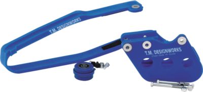 TM DESIGNWORKS BAJA RALLY CHAIN SLIDE-N-GUIDE KIT - BLUE - Dirt Bike Chain Guides And Rollers