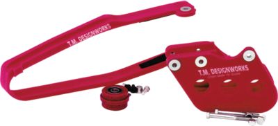TM DESIGNWORKS BAJA RALLY CHAIN SLIDE-N-GUIDE KIT - RED - 