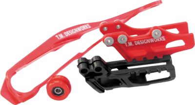 TM DESIGNWORKS DIRT CROSS MOTO CHAIN SLIDE-N-GUIDE KIT - BLACK - Bikemaster 90 Degree Horizontal Fuel Filter