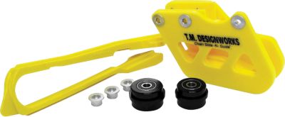 TM DESIGNWORKS DIRT CROSS MULTI-PURPOSE CHAIN SLIDE-N-GUIDE KIT - BLACK - Dirt Bike Chain Guides And Rollers