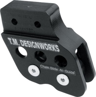 TM DESIGNWORKS REAR CHAIN GUIDE ROLL WITHOUT SKID PLATE - BLACK - ATV Chain Guides And Rollers