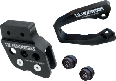 TM DESIGNWORKS AFTERMARKET SWINGARM PROTECTOR KIT RED