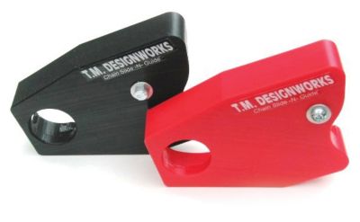 TM DESIGNWORKS LAEGER/LSR SWINGARM PROTECTOR BLACK