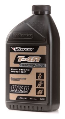  Torco 10W40 T4R Semi-Synthetic 4-Stroke Oil - 1 Liter