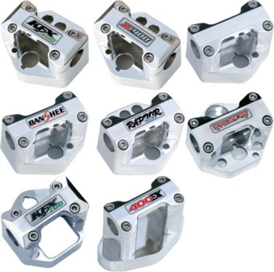 TRAIL TECH BAR CLAMP FOR OVERSIZE 1-1/8 HANDLEBARS WITH LOGO - 