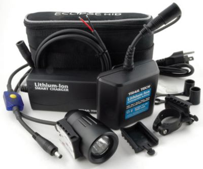 TRAIL TECH HELMET LIGHT KIT LED - SINGLE - Utility ATV Helmet Lights