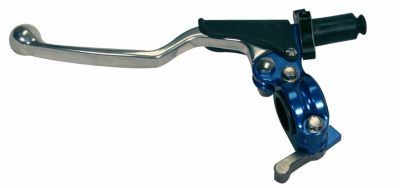 TURNER ADJUST ON THE FLY CLUTCH WITH HOT START - BLUE -  Dirt Bike Brake, Clutch & Hot Start Levers 