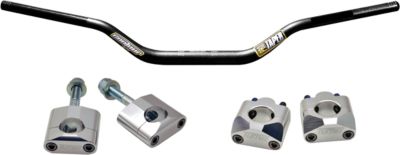 TURNER OVERSIZED BAR MOUNTS WITH PRO TAPER CONTOUR HANDLEBAR COMBO -  Dirt Bike Bar And Clamp Combos 