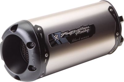 TWO BROTHERS M-2 BLACK SERIES SLIP-ON SHORTY EXHAUST - TITANIUM - Two Brothers Parts & Gear