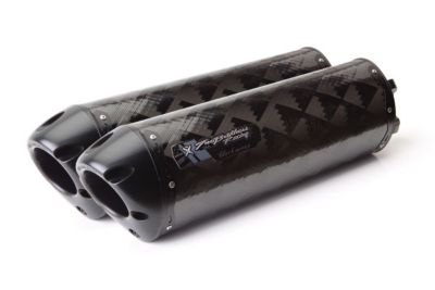 TWO BROTHERS M-2 BLACK SERIES SLIP-ON EXHAUST - CARBON FIBER - 