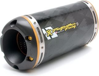 TWO BROTHERS M-2 V.A.L.E. GP-STYLE SLIP ON SHORTY EXHAUST - CARBON FIBER - 