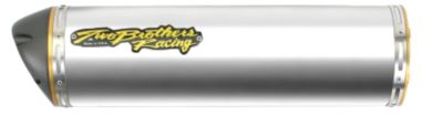 TWO BROTHERS M-2 V.A.L.E. SLIP ON EXHAUST - TITANIUM SINGLE - 