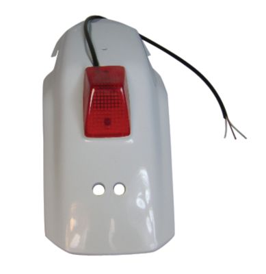 UFO REAR FENDER WITH LIGHT - WHITE