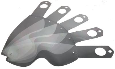 UTOPIA TOO DIRTY TEAR OFFS - 20 PACK - ATV Goggle Tear Offs