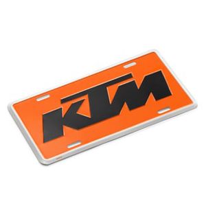 KTM POWERWEAR LICENSE PLATE - 