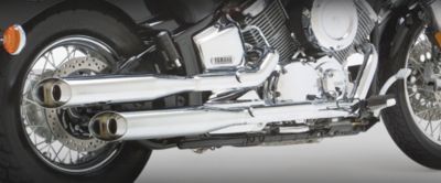 VANCE & HINES CLASSIC 2 SLIP-ON EXHAUST -  Metric Cruiser Slip On Exhaust Systems 