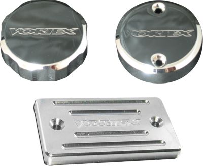 VORTEX FRONT BRAKE RESERVOIR CAP - CHROME