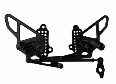 VORTEX ADJUSTABLE COMPLETE REAR SET - BLACK