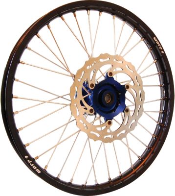 WARP 9 COMPLETE FRONT WHEEL 1.60x21 - BLUE/BLACK - 