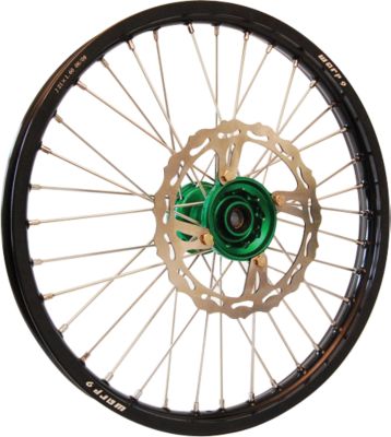 WARP 9 COMPLETE FRONT WHEEL 1.60x21 - GREEN/BLACK - 