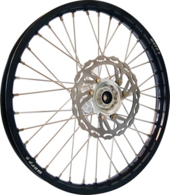 WARP 9 COMPLETE FRONT WHEEL 1.60x21 - SILVER/BLACK - 