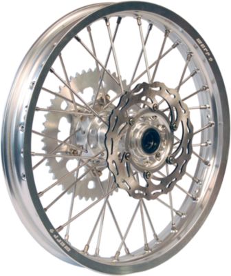 WARP 9 COMPLETE REAR WHEEL 2.15x19 - SILVER/SILVER - 
