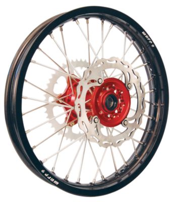 WARP 9 COMPLETE REAR WHEEL 2.15x19 - RED/BLACK - 
