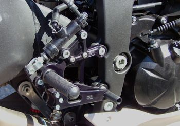 WOODCRAFT REARSET KIT WITH BRAKE PEDAL -  Motorcycle Foot Controls 